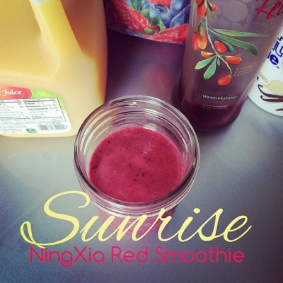 Surise NingXia Red Smoothie | apilefoashes.com