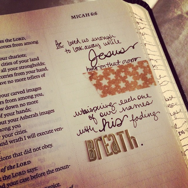 #NTDAdvent Journaling Bible Week 1 | apileofashes.com