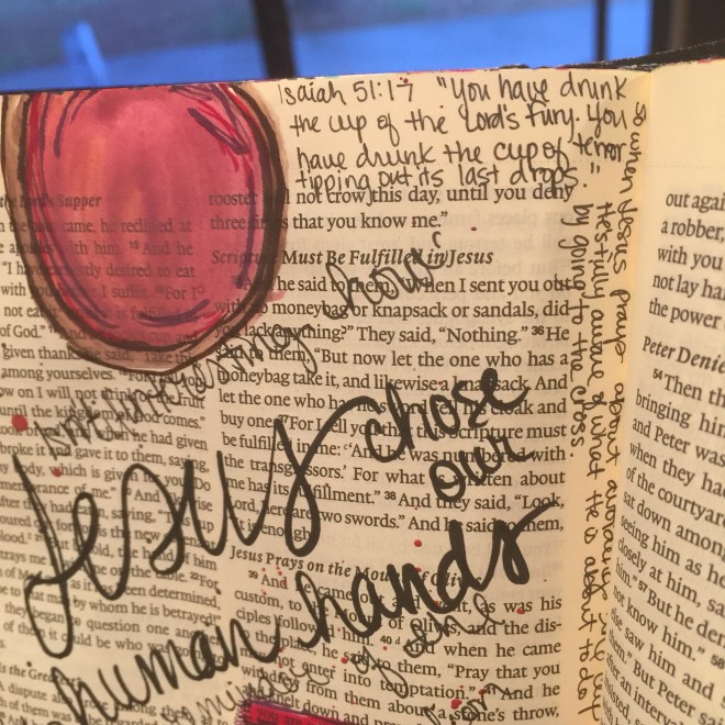 Journaling Bible | The Last Supper  apileofashes.com