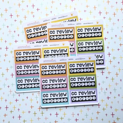 cc review stickers