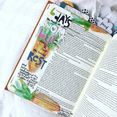 Sabbath Bible Journaling Page