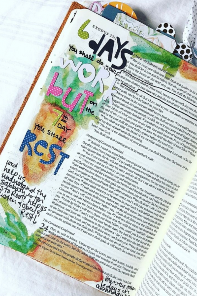 Sabbath Bible Journaling Page