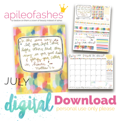 July 2019 Shine Wellness Society Printables