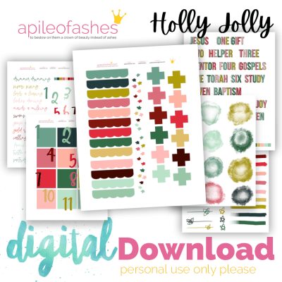 Holly Jolly Art Elements